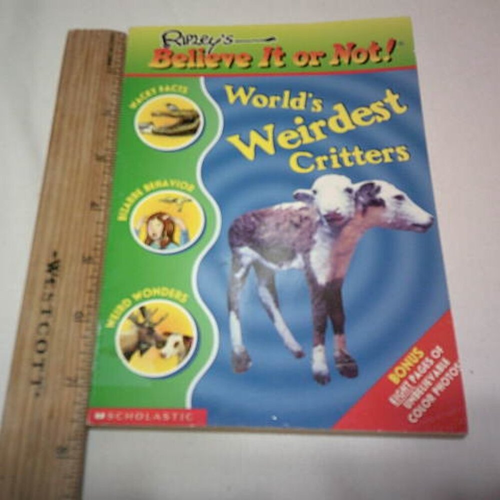 KIDS PB 📘 RIPLEY'S BELIEVE IT OR NOT! WORLD'S WEIRDEST CRITTERS WACKY FACTS 👦